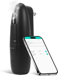 Plug-in Waterless Essential Oil Diffuser, 400-800 Sq.Ft Smart Nebulizing Scent Air Machine with App Control (Bluetooth), 100ml Capacity, Leak-Proof, for Home, Hotel, Office, Spa (Black)