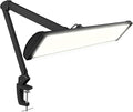 Neatfi 3,500 Lumens LED Desk Lamp – 45W Dimmable Task Light | 3 Light Modes | 540 SMD LEDs | Touch Control | 26-Inch Wide Metal Shade | Reading, Craft, Workbench & Office (CCT with Clamp, Black)