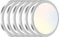 hepside 6PACK LED Flush Mount Ceiling Light Fixture Black, 9Inch 24Watt, 3000k/4500k/6000K Ceiling Light, Ultra Slim Flush Mount LED Ceiling Lamp for Bedroom, Living Room, Kitchen, Hallway