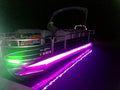 Green Blob Outdoors Pimp My Pontoon Boat Lighting Kit Strips 38ft Neon Style Multi-Color Under Deck Professional Grade with Remote16-22ft Toons IP68 Waterproof (2 Each Multi-Color, 19ft Strips)