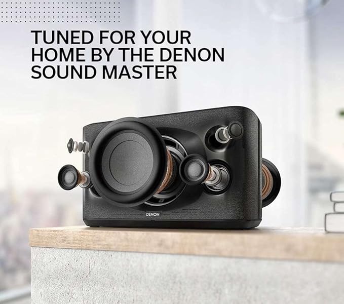 Denon Home 350 Home Stereo Wireless Speaker (White), Bluetooth Wireless, 0.75" Tweeters, 6.5" Woofers, HEOS Built-in, AirPlay 2, Multi-Room Streaming, Simple Setup