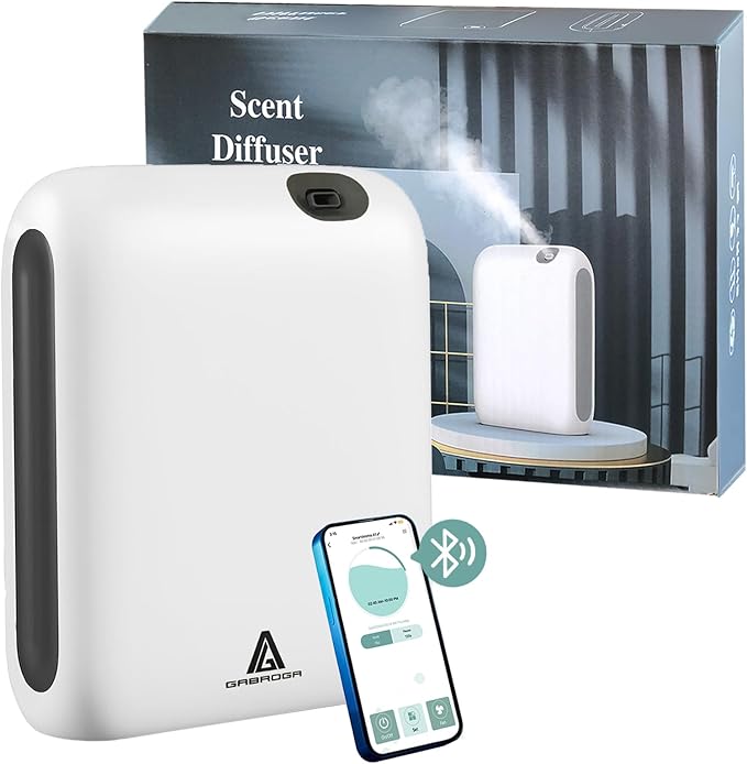 Smart Scent Air Machine for Home, 1500 Sq.Ft Coverage Hotel Collection Diffuser with Cold-air Diffusion Tech，Bluetooth Waterless Diffusers with APP Control for for Home Office Spa Large Room