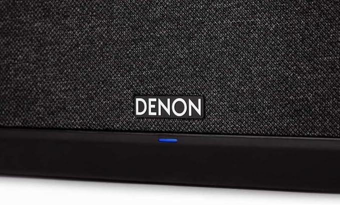 Denon Home 350 Home Stereo Wireless Speaker (Black), Bluetooth Wireless, 0.75" Tweeters, 6.5" Woofers, HEOS Built-in, AirPlay 2, Multi-Room Streaming, Simple Setup, Powerful Design