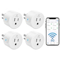 Eightree Smart Plug 5GHz & 2.4GHz, Smart Outlet WiFi Socket with APP Remote Control, Compatible with Alexa & Google Home, 4 Packs