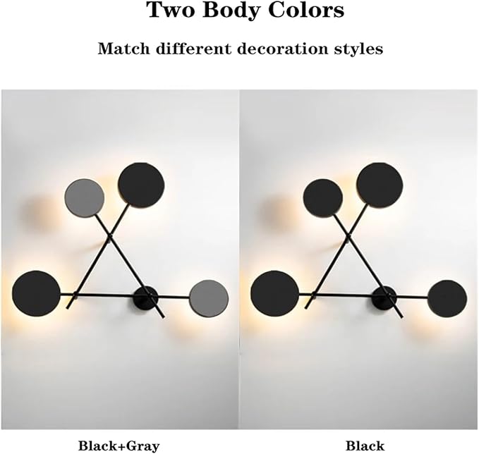 LED Wall Lamp Living Room Decoration Minimal Lamp Interior Wall Light Fixture Bedroom Wall Decoration Indoor Lighting for Home,Natural Style