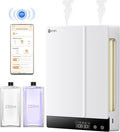 Smart Waterless Essential Oil Diffuser - Aromatherapy Scent Machine for Home & Office, Xiaomi Home APP, Remote Control, Dual Chambers/Nozzles, 2×230ml Oils, Hotel Collection, Wall/Desktop