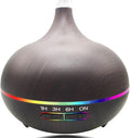 Diffusers for Essential Oils Large Room 550ml Aroma Diffuser for Home, Ultra Quiet Aromatherapy Essential Oil Diffuser, Ultrasonic Cool Mist Humidifier with 7 Light Colors, Timer Setting