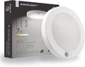 SINCELIGHT PIR Motion Sensor 7W LED Ceiling Light (Φ6''/146mm), Automatically ON/Off, Movement Activated, Cool White 6000K, Surface/Flush Mount for Closet,Cabinet,Hallway, Damp Use, Pack of 1