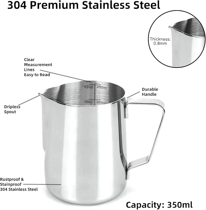 51mm Coffee Espresso Tamper Set - 25PCS Machine Accessories with Tamper, WDT Tool, Stirrer, Frothing Pitcher, Latte Art Pen, Coffee Stencils for Machine, Dosing Funnel, Sifter Sprinkler Powder