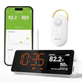 MOCREO WiFi Indoor Hygrometer Thermometer, 1640ft Long Monitor Range, Smart Remote Humidity Temperature Sensor with App Email Alert, 2-Year Free Data Export, for Room, Garage, Basements