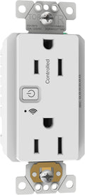 Square D by Schneider Electric X Series 15A 125V Wi-Fi Energy Monitoring Socket Outlet, Tamper Resistant, Needs Neutral Wire, Matter Certified, Compatible with Alexa, Google Home, Apple Home, White