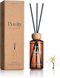 M&SENSE Reed Diffuser Set, Orange Blossom Scented 6.3 fl oz Natural Essential Oil Diffusers with Sticks, Non-Toxic Organic Air Freshener, Long-Lasting Fragrance Oils for Home Bathroom Kitchen