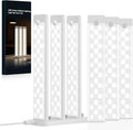 6 Packs Under Cabinet Lighting with Charging Station 8 Inches, Rechargeable Motion Sensor Light Indoor, 3 Color Dimmable Closet Light, USB Led Stick on Under Counter Lights for Kitchen Pantry