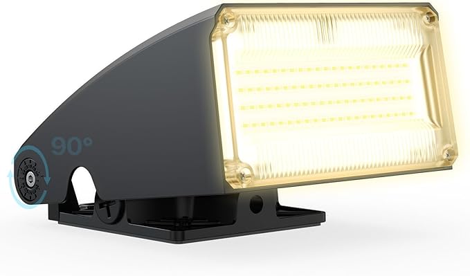 LED Wall Pack Light - 30W/40W/60W - 𝟏𝟐𝟎𝐕 3000K Porch Light Not Disturbing Neighbors - Full Cut Off Down Lights Outdoor - Dusk to Dawn Security Lights for House Garage Entryway Patio Driveway