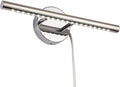 Bathroom Vanity Lights for Bathroom Light Fixutres 15.7 Inches Bathroom Lights Over Mirror 5W Led Lighting Plug in Vanity Lighting Fixtures Stainless Steel with 180°Rotation,6000K Cool White