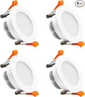YGS-Tech 2 Inch LED Recessed Lighting, Dimmable Downlight 3W(35W Halogen Equivalent), CRI80, 5000K Daylight White Ceiling Light with LED Driver(4 Pack)