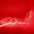 IP65 COB LED Strip Light, 480LEDs/m High Density Red, 16.4FT DC12V Flexible Cuttable CRI90+ Uniform No-Spot Lighting for Kitchen,Bathroom&Under Cabinet, Home DIY Lighting Projects(No Power Supply)