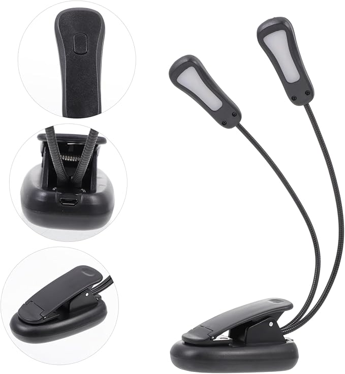 Angoily LED Desk Lamp for Reading Eye-Caring Adjustable Brightness Touch Levels Multipurpose Lighting for Home Office Bedroom 1 Set