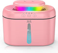 SZO Humidifiers for Bedroom, 2.5L Capacity, Auto Shut-Off, Easy to Fill & Clean, 16 dB Quiet Ultrasonic Humidifier for Large Room, Plants, Baby Nursery, Indoor, Night Light（Pink）