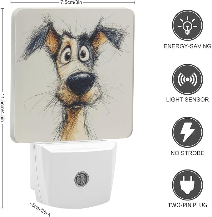 Night Lights Plug Into Wall, Line of Life LED Smart Light Sensor Night Light Auto Dusk to Dawn for Hallway, Bedroom, Bathroom, Stairway