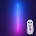 45.8 inch Wireless Wall Lights Color Changing RGB LED Syncs to Music Remote Control, Battery Operated Wall Light Bar Wall Sconces for Bedroom Party Gaming Room Decor