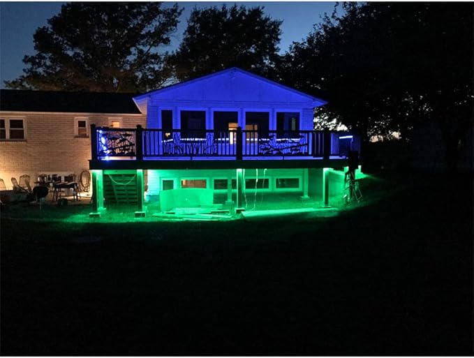 180FT (2X 90FT/Roll) 60LEDs/M 24V 5050 IP67 Waterproof RGB LED Flexible Strip Light w/Bluetooth Remote & Controller(Waterproof) and Power Supply(Waterproof)