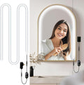 10FT Indoor Rope Lights, LED Vanity Lights for Mirror, Dimmable Rope Light Hollywood Style White Neon Rope Light for Makeup Vanity Table & Bathroom, Bedroom, Mirror not Included