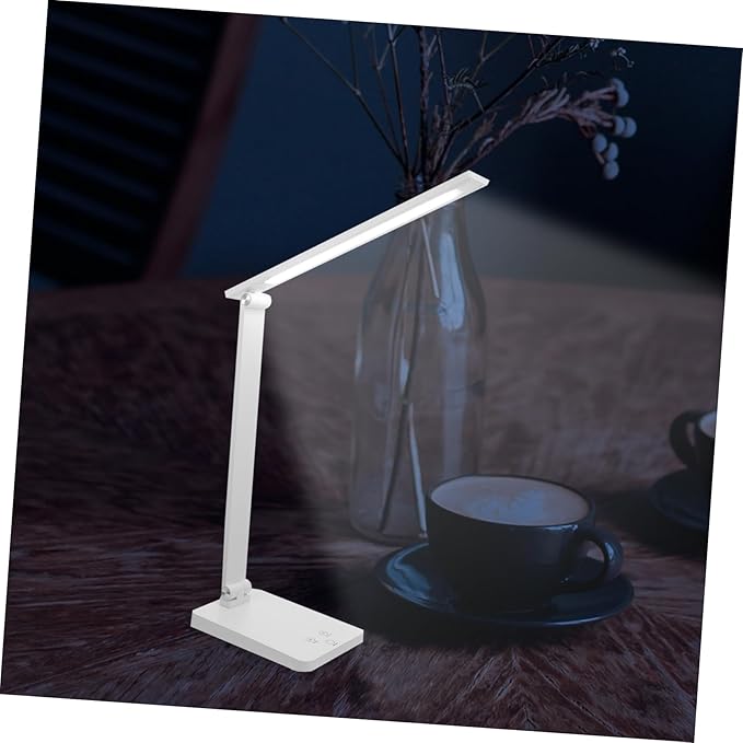 Adjustable Foldable Led Desk Lamp Brightness Levels Touch Control Eye-Protection for Home