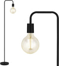BoostArea Floor Lamp, Industrial Floor Lamp, 63 Inch Standing Lamp, E26 Socket, On/Off Footswitch, Whole Metal, ETL Listed, Modern Small Lamp for Bedroom, Living Room, Minimalist, Vintage, Mid Century