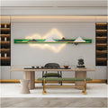 Chinese Style Wall Lamp, Modern Simple Zen Sunrise Atmosphere, Sofa Background Decoration, Painting Ligh, Chaner
