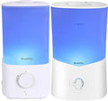 BlueHills Premium Large 2300 ML and 3000 ML XL Essential Oil Diffusers Humidifier Combo Set of 2 for Large Room Home with Décor LED Lights Great Gift – Value Pack of White