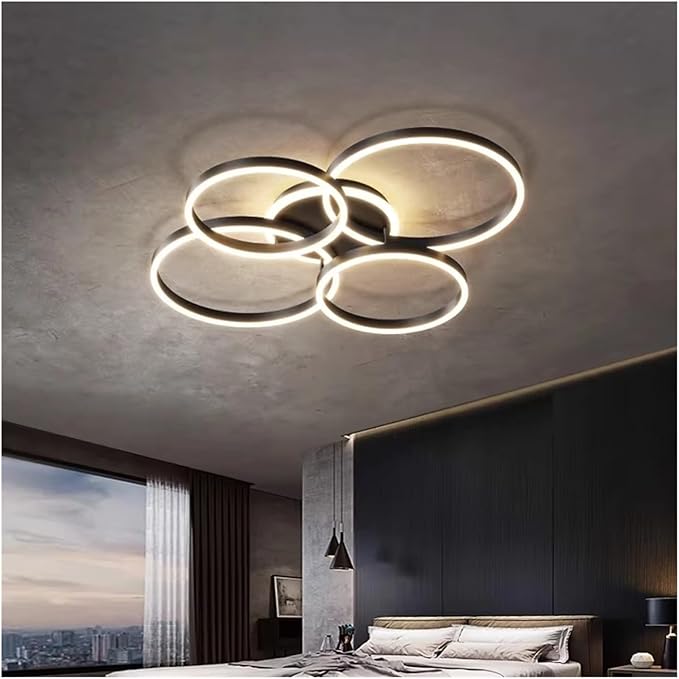 Nordic Decoration Home Bedroom Decor Smart led Lamps Ceiling Lights for Living Room Indoor Lighting, Luxury(Cold White,68 x 89 cm)
