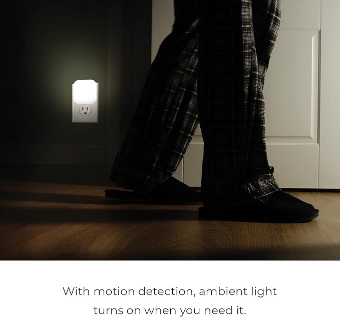 GLOBE Electric Wi-Fi Smart Ambient Night Light with Motion Detection, No Hub Required, Voice Activated, Multicolor Changing RGB, Tunable White 2000K - 5000K