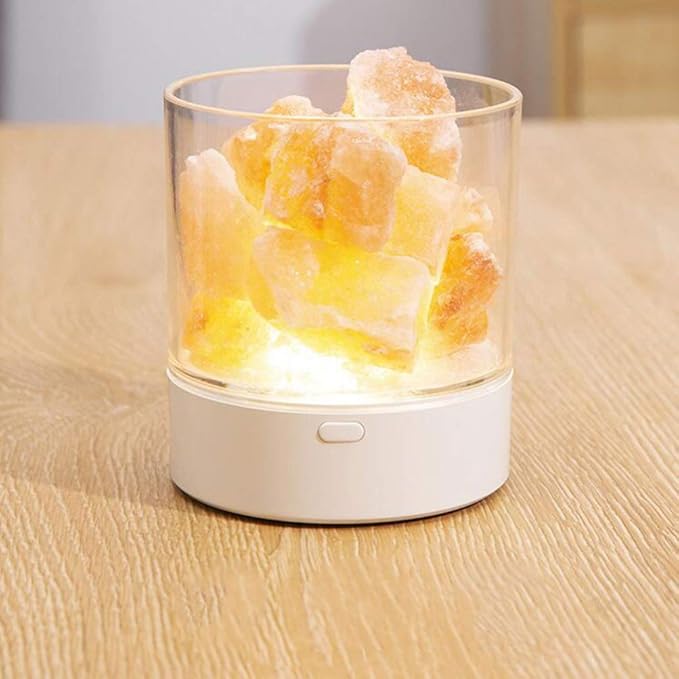 1pc USB Powered Adornment Naturally Shaped Light Decoration for Home Bedroom Office Yoga Room Soothing Anion Emitting for All Ages