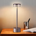 Modern Cordless Table Lamp Rechargeable, Aluminum Touch Lamp & 4000mAh Battery Operated, 3000K LED Table Lamps for Home Decor, Dining, Reading, Desk, Bedroom, Gift