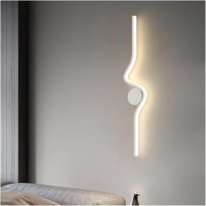 Modern Minimalist LED White Black Lighting for Bedroom Bedside Living Room Dining Kitchen,Elegant