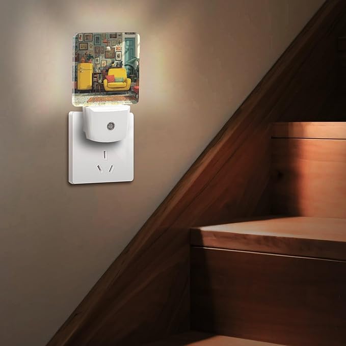 LED Night Light, Vital Interior Smart Sensor Night Lights Plug Into Wall with Auto Dusk to Dawn, Soft Glow Nightlight for Bedroom, Bathroom, Hallway, Stairway