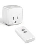 HBN Remote Control Outlet Plug Remote Light Switch Remote Outlet Switch Wireless On Off Switch Plug for Chritmas Light and Household Appliances, 15A/1875W(1 Outlet + 1Remote)