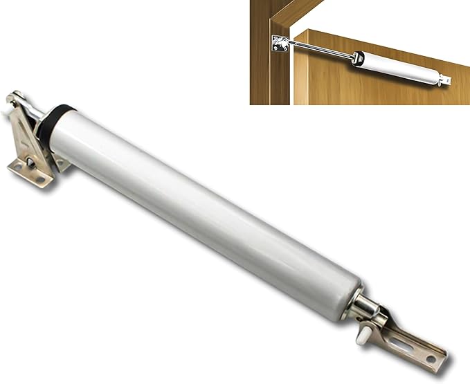 Heavy Duty Screen & Storm Door Closer Kit - Adjustable Spring Tension Mechanism for Smooth Quiet Closing - Universal Replacement for Home, RV & Commercial Doors