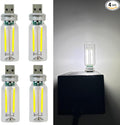 Dimmable USB Touch Control Led Lights, Glass Car Lights Interior, White Interior Car Lamp, Retro Led Night Light Ambient Lighting, USB Mood Lamp for Bedroom Hallway