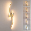 Hardwired Modern LED Wall Light Fixtures, 3000~6000K Modern 5CCT Wall Sconce for Living Room, 31.5IN Indoor Wall Lights Gold Bathroom Light for Bedroom, Hallway, Bedside