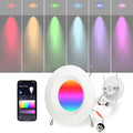 Wi-Fi & Retrofit Led Recessed Lighting 6 inch,Color Changing Recessed Lights,Led Can Light Multi Color with Junction Box,9W 750LM Smart Downlight,Work with Alexa/Google,IC Rated & ETL Certified,1 Pack