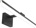 SOLFART 24 inch LED Modern Black Bathroom Vanity Lights Over Mirror Vanity Lighting Fixtures for Bath Matt Black Bathroom Light fixtures Bar