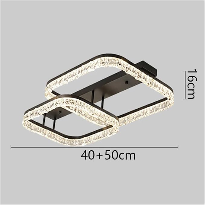 Nordic Home Decoration Salon Bedroom Decor Smart Led Lights Ceiling Light Indoor Lighting Versatile Use(RC Remote dimming,40 50cm)