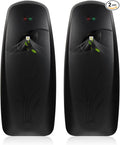 2PCS Automatic Air Freshener Spray Dispenser - Commercial and Home Use - Multiple Time Scent/Mist Release Settings for Room/Restroom Sprayer,Air Freshener not Included,Black