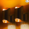 L LOHAS LED Night Light, Amber & Yellow Night Lights Plug into Wall, Dimmable Light Sensor, Soft Night Light, Sleep Light for Kids, Warm Night Light for Bedroom, Hallway, Bathroom, 2 Pack