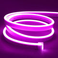 Lamomo LED Neon Lights Purple, 12V 0.39In/Cut Silicone Waterproof DIY Led Strip Lights for Bedroom Indoor Outdoor Decoration（Power Adapter not Included）