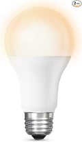 FEIT Electric Smart Wi-Fi LED Color Changing Dimmable 60W Light Bulbs 2-pk White
