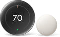 Google Nest Learning Thermostat (4th gen) + Nest Temperature Sensor (2nd gen) - Silver