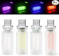 4PCS Dimmable Touch Control USB Light, Frosted Glass Night Lights, Glass Plug in USB Light Bulbs, Cute Interior Car Lights, Retro Led Ambient Lighting, Small Mood Lamp for Bedroom, Hallway, Nursery